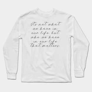 Our loved ones Long Sleeve T-Shirt